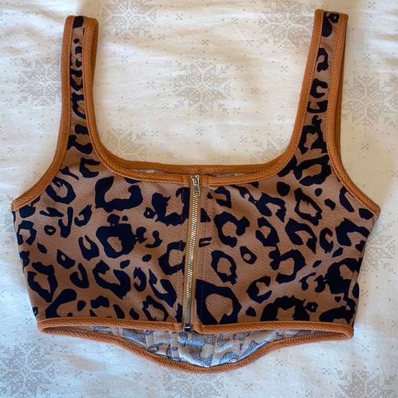 leopard print corset - Picture 3 of 3